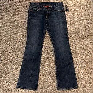 Women's Lucky Brand Lola Boot Blue Jeans